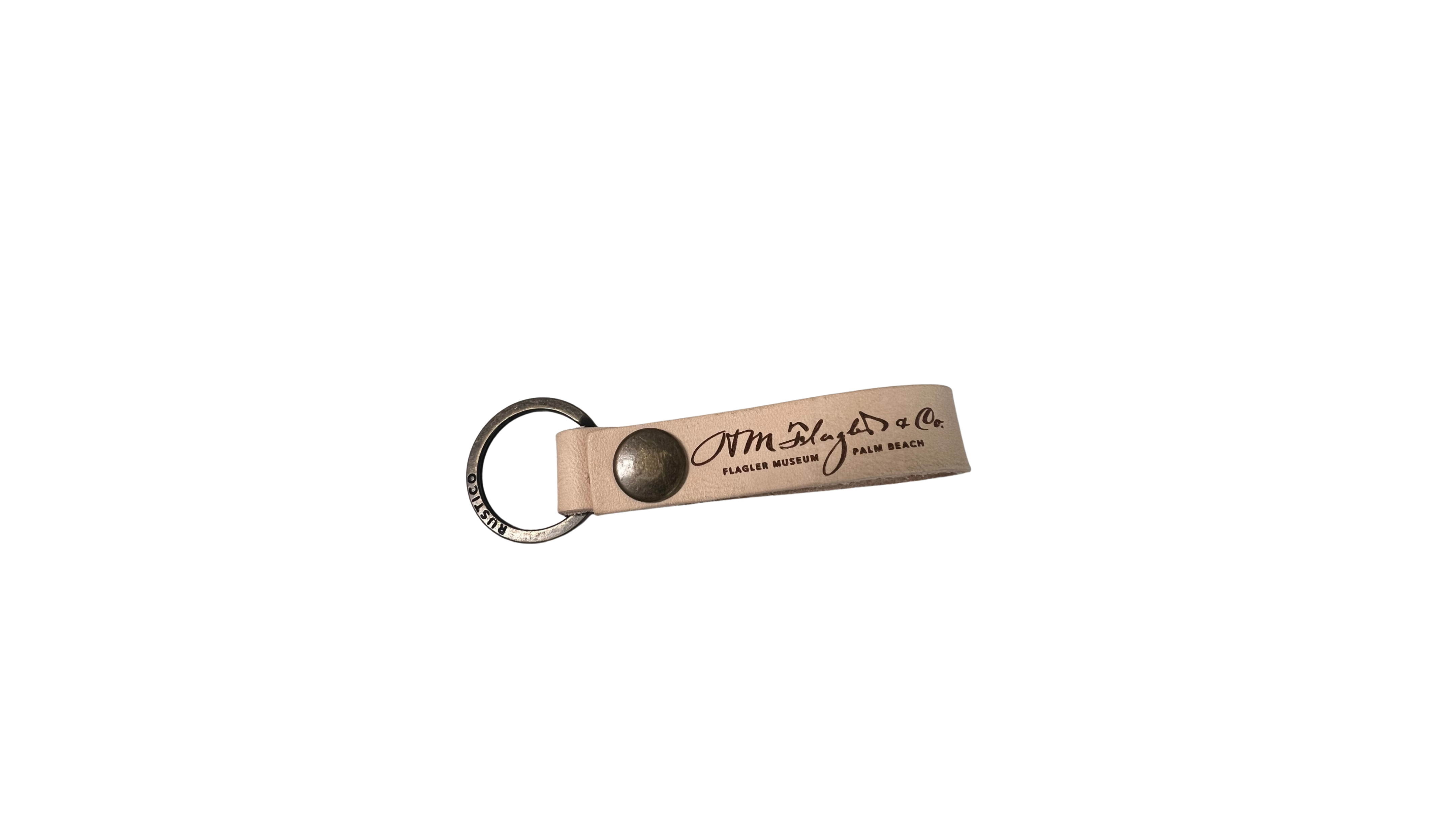 Leather Loop Keychain by Rustico – H.M. Flagler & Co