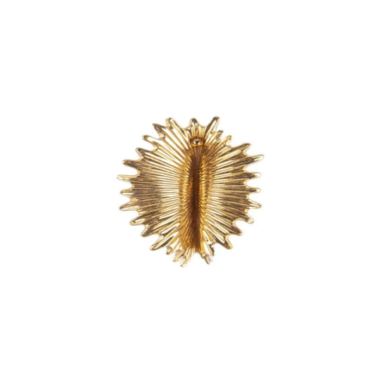 Actinia Big Earring - Golden Luster