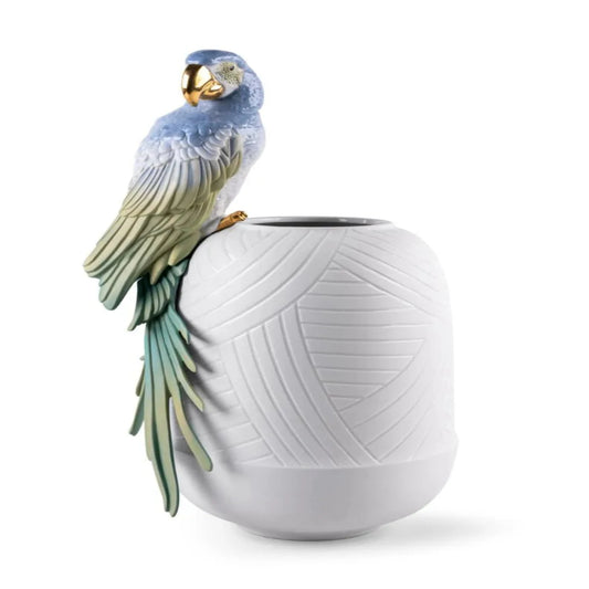 Lladró Macaw Vase