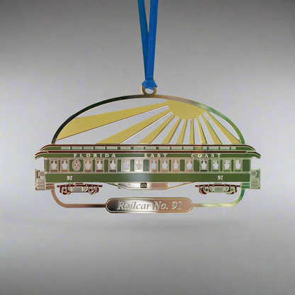 Railcar No. 91 Holiday Ornament