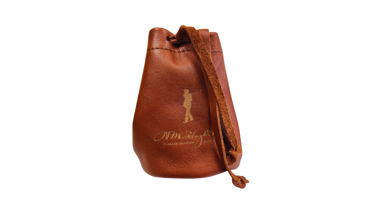 Leather Golf Ball Pouch by Rustico