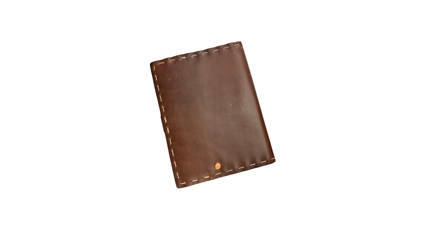 Hand Stitched Leather Journal by Rustico