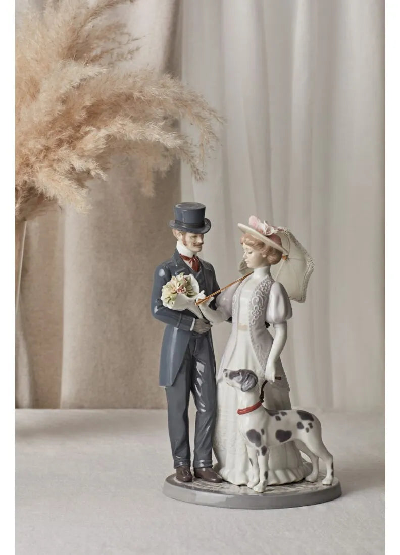 A Romantic Stroll Figurine