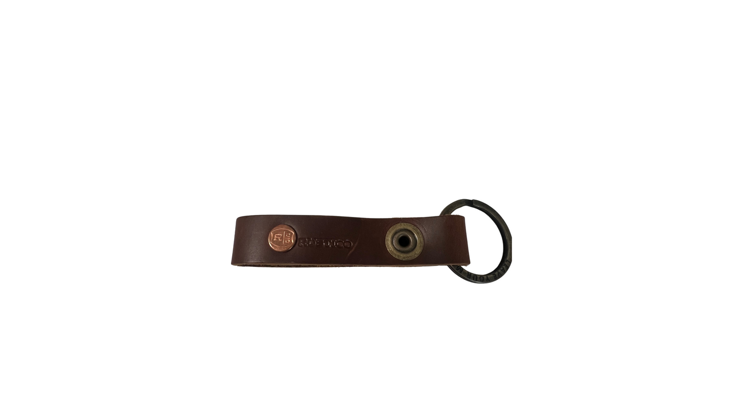 Leather Loop Keychain by Rustico
