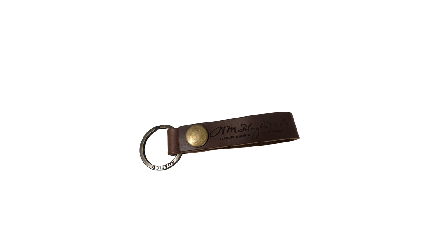 Rustico 2025 leather keychain