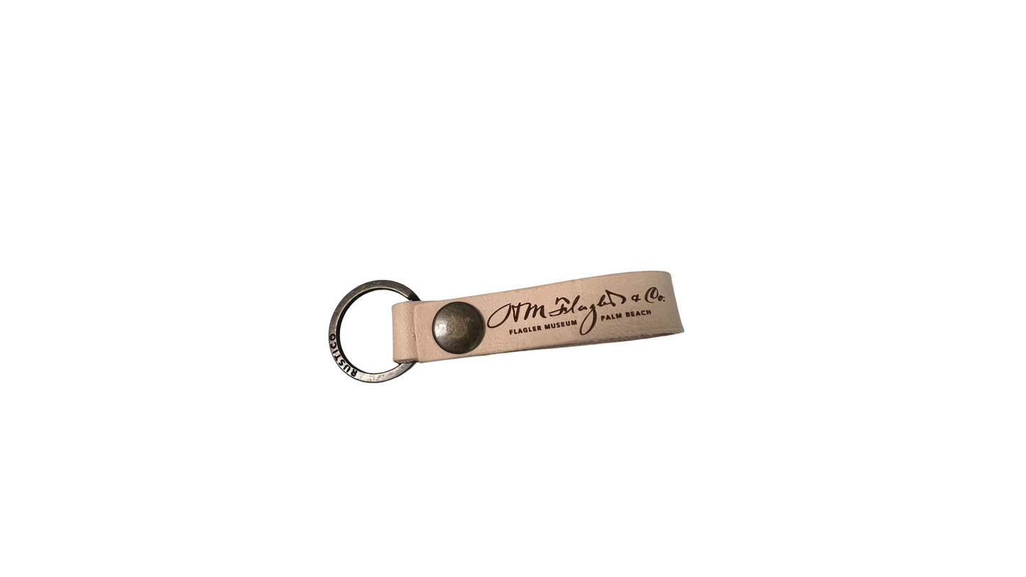 Leather Loop Keychain by Rustico