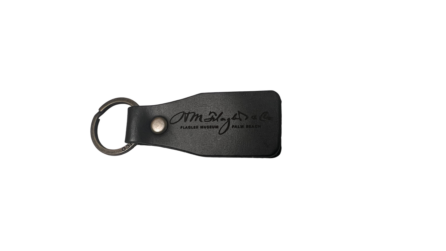 Tag Leather Keychain by Rustico