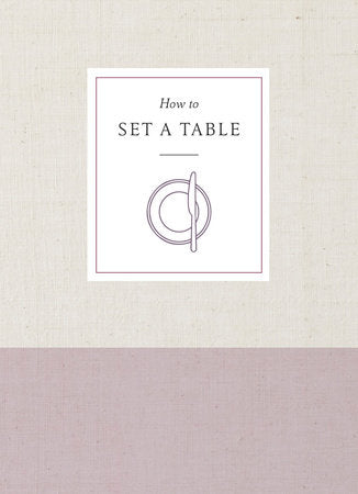 Cover of book with a drawing of a place setting