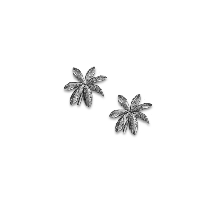 Key West Palm Stud Earrings